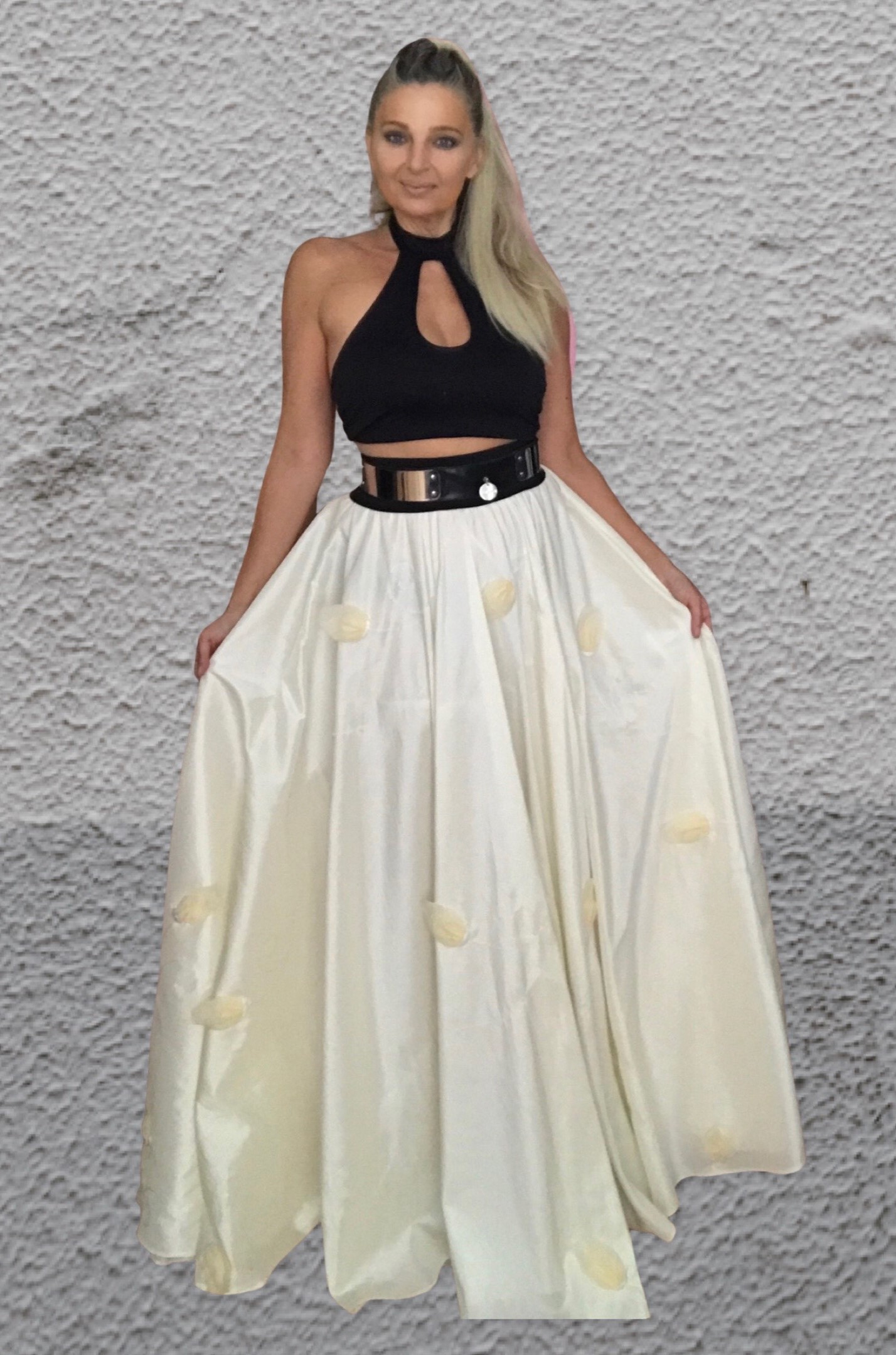 Dlouhá společenská sukně BOROS SK-L-TA CR1